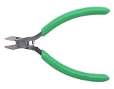 Xcelite MS54J, 4 inch Flush Oval Head Cutter with Green Cushion Grips