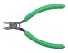 Xcelite MS54J, 4 inch Flush Oval Head Cutter with Green Cushion Grips