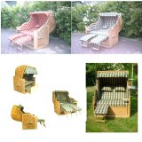 Strandkorb Premium, Korpus Teak, Volllieger