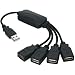 Sabrent USB-CBBH USB 2.0 Flexible 4-Port Self-Powered Mini Hub