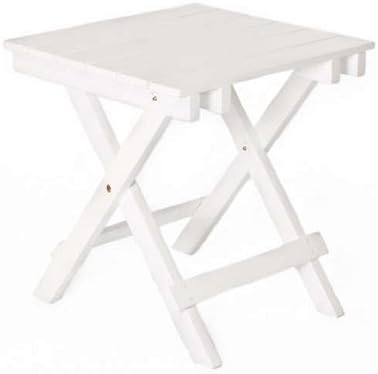 White Foldable Side Table