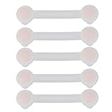 【ノーブランド 品】ドア　引き出し　キャビネット　食器棚　ワードローブ　 ベビーガード　安全ロック　ピンク　５個