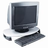 Kantek Monitor Stand/Keyboard Storage,23x13-1/4x3,Black/Silver KTKMS280
