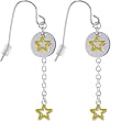 Golden NIGHTTIDE STAR Dangle Earrings