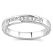 Platinum Princess-Cut Diamond Band (G/VS2, 1/4 ct. tw.)