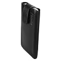 mumbi ECHT Ledertasche iPhone 4 4S Tasche Leder Etui - Lasche mit R�ckzugfunktion Ausziehhilfe