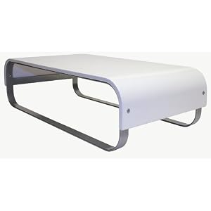 Allsop Cupertino Monitor Stand - White by Allsop