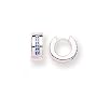 Boucles d'Oreille Argent Massif et Cristaux Swarov&hellip de Goldmajor