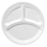 Corelle Livingware 10-1 4-Inch Divided Dish, Winter Frost White by Corelle