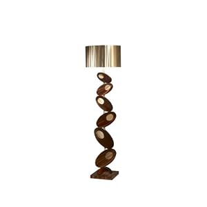 Nova Lighting 11579 Pimento Floor Lamp, Bronze And Rootbeer Aluminum Base, Bronze Aluminum... by 