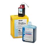 Kodak 21643100 Ink & Cart Kit, 1 500 ml Botl of Ink/1 Ink Cart, Light Cyan