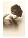 Downcast Woman with Headband Giclee Poster Print, 18x24