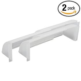 Imperial Manufacturing VT0096 Air Deflector Adjustable Floor Register, 2-Pack