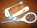 Nintendo Wii System Tennis Racket (SOFT NERF STYLE) and other Sports item (SOFT NERF STYLE): Nintendo Wii Tennis Racket with Baseball bat and Golf Club!!! (THEY ARE ALL NERF SOFT BASED STYLE) (REQUIRE A WIIMOTE)(WIIMOTE IS NOT INCLUDED AND ARE SOLD SEPERATELY)(WII SYSTEM IS NOT INCLUDED)(WII SYSTEM IS SOLD SEPERATELY)(WII NERF SPORTS PACK ONLY!!!)