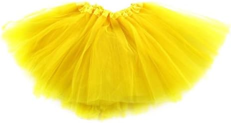 Girls Tulle Ballet Tutu Skirt Fairy Angel "Little Mystique Legs" (Yellow)