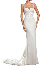 Spaghetti Strap Open-Back Lace Applique Chiffon Sheath Natural   Waistline  Dress