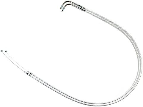Sterling Chromite +8" Throttle Cable Set for 2008-2011 Harley-Davidson Softail Cross Bones models - HC-0399-0195-FLSTSB