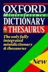 the oxford minireference dictionary  thesaurus