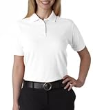 8530 UltraClub Ladies Short Sleeve Pique Polo