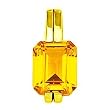 14K Yellow Gold Citrine Pendant