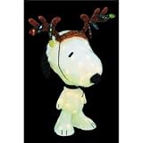 Product Works LLC 30320 Snoopy With Antlers Holiday Figure