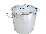 Review Libertyware SSPOT9;SCVR20 / 9 Quart Professional Stainless Steel Stock Pot and Cover