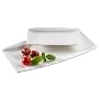 Verso 922240 2er Set Platte rechteckig Pura 19,5 und 33 cm