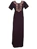 Long Kaftan Caftan Neck Embroidered Moroccan Caftans Dress for Womens, M Sz