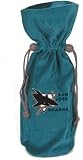 San Jose Sharks 14" NCAA College Velvet Wine Bag - NHL Hockey