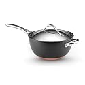 Anolon Nouvelle Copper 55 Quart Covered Saucier