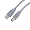 Hama 029100 - Cable de USB de tipo A a USB de tipo B, 3 m, color gris