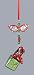 Fashion Avenue Red Stiletto Heels, Gift and Retro Glasses Christmas Ornament 5"