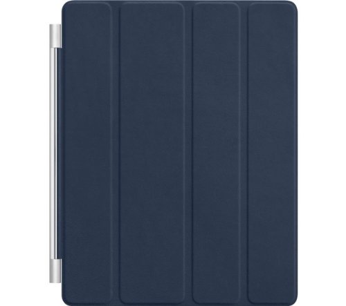 Leder Smart Cover - navy