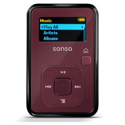 Clip Plus 4 GB MP3 Player (Red)
