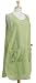 Domestique Linen Madeline Apron, Chartreuse