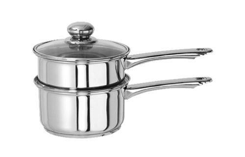 Innova Classicor Stainless-Steel 2-Quart, 3-Piece Double Boiler Set