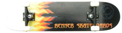 Childrens Toyshop  Toys : RENNER SKATEBOARD design FLAME