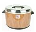 Thunder Group SEJ73000 60-Cup Wood Grain Insulated Sushi Pot