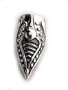 Sterling Silver Gothic Fingertip VAMPIRE Ribs Claw Ring