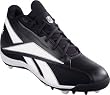 Reebok Mens NFL Thorpe Mid MR7 Black/White Cleats