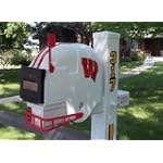 Wisconsin Badgers Helmet Style Mailbox