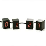 Numbers LED Alarm Clock Finish: Black with Red Numbers