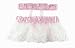 Pink Wedding Garter Set with White Lace