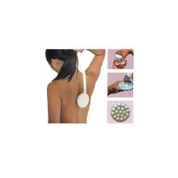 Roll-a-lotion Applicator Fill With: Body Lotion Suntan Lotion Bath Gels Massage Oils and More! - As Seen on Tv This Amazing New Applicator Applies Lotion Smoothly and Evenly with a Gentle Yet Powerful Massaging Action the Extra Long Handle Is Perfect for Hard to Reach Plac