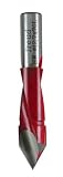 Freud TH55557L Industrial Carbide Tipped Through Hole Boring Bit Leftt Hand- 7/32 inch Diameter- 10mm Shank- 57.5mm Length