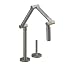 KOHLER K-6227-C11-VS Karbon Articulating Deck-Mount Kitchen Faucet, Vibrant Stainless