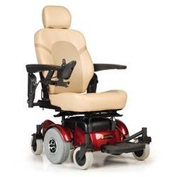 Golden Technologies Compass Power Chair - Red with Coffee/Sand Seat - GP600