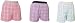 FALSE FLY - 3 Pack Lot Assorted Pastel Pink,Blue,Lavender Unisex Flannel Tartan Check Cotton Plaid boxers boxer shorts exposed waist false fly