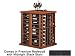 Wine Cellar Innovations Designer Series Collection Premium Redwood with Midnight Black Stain Tasting Table 108-bottle