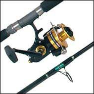 Spinfisher 7500SS Saltwater Spinning Reel--CP20B 7' 20lb. Custom Offshore Series Boat Rod Spinng Combo